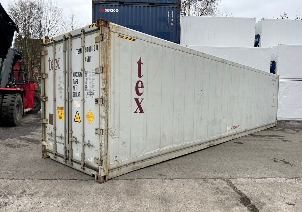 Kontener morski 40HC chłodniczy [chłodnia] -30 /+30 sprawny, serwis!