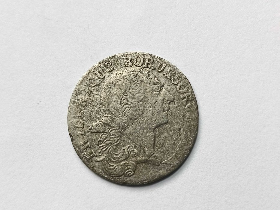 Talar 1/12 talara 1767 Prusy Fryderyk ll oryginał Srebro