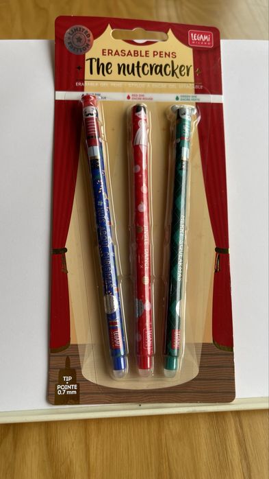 Набір ручок Legami The nutcracker, Christmas Limited Edition