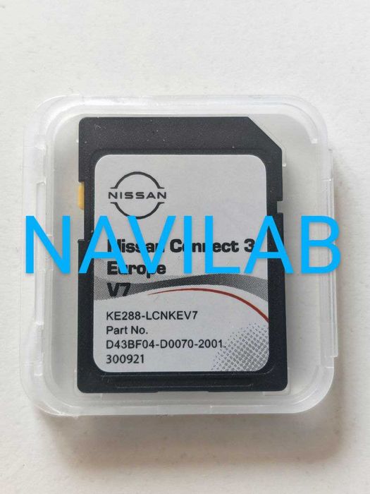 Карты навигация Украина Nissan Connect 1 LCN1 Nissan Connect 3 LCN2 V7