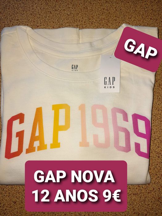 Longsleaves Gap novas tam 6-7 e 12 anos