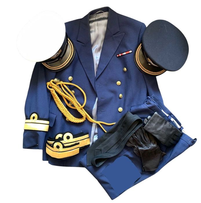 PRL: Marynarka Wojenna Mundury Komplet LWP Wielki Zestaw!