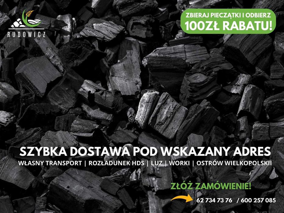 Węgiel groszek  WESOŁA 29 kalorii