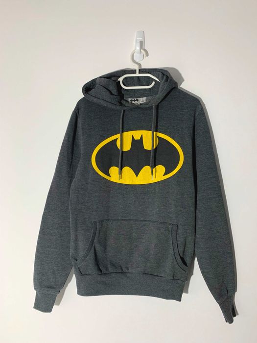 bluza z kapturem Batman XS szara grafit unisex dla chłopca dziewczynki
