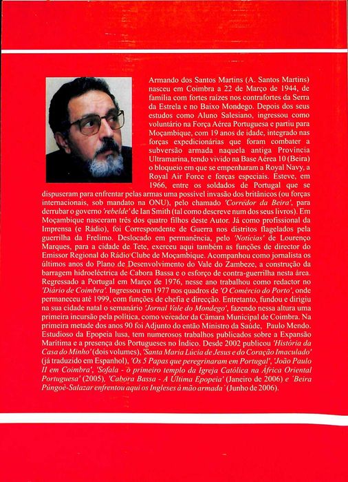 "De Coimbra a Cheringoma" de A. Santos Martins [Novo]