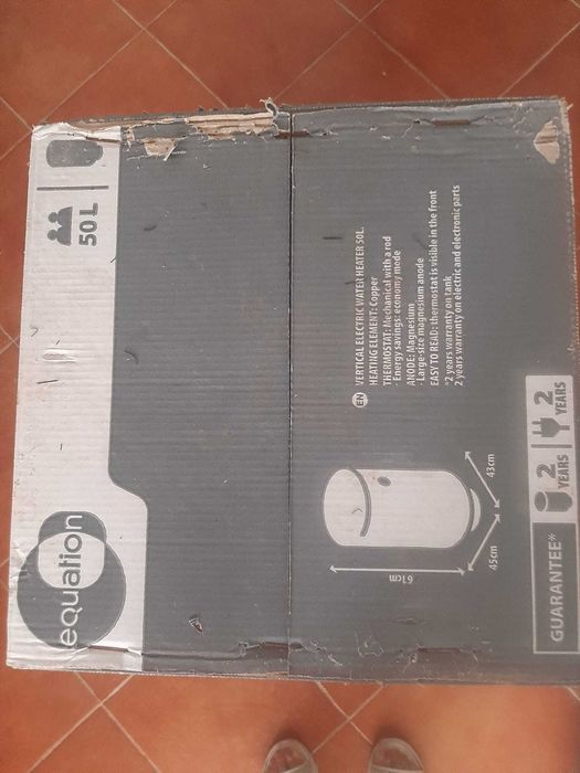 Termoacumulador eletrico novo