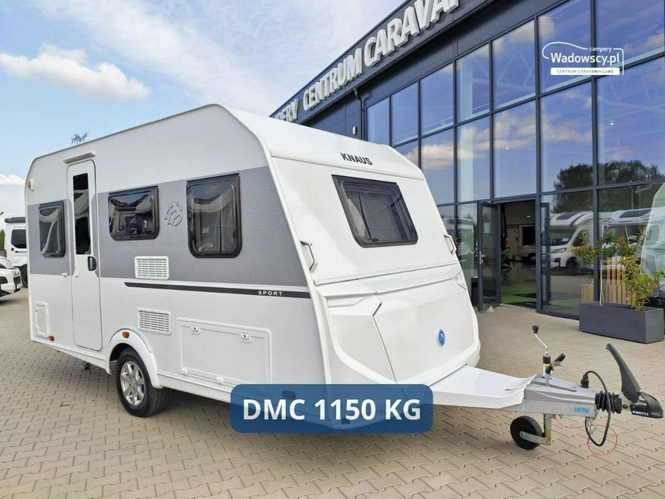 KNAUS Sport 400 QD - DMC 1150 KG  Nowoczesny Knaus, idealny dla dwojga! NISKIE DMC