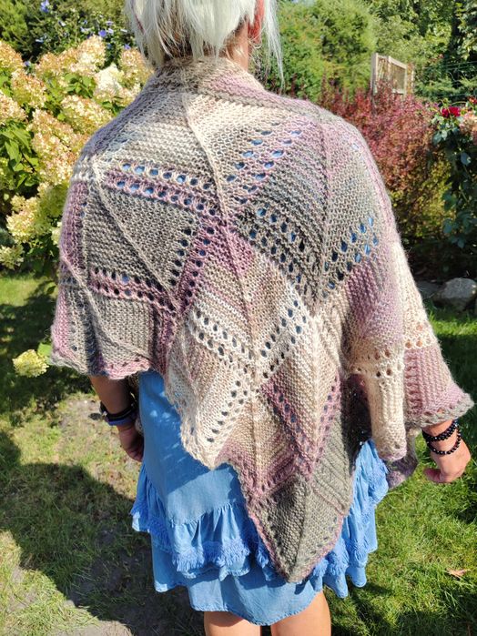 Chusta szal trójkątna handmade YA853-3