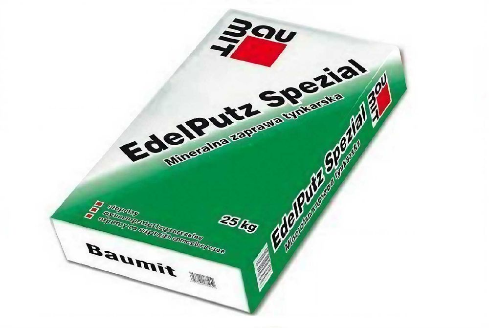 Мінеральна штукатурка Baumit Kleber Edelputz  1,5K "баранець"