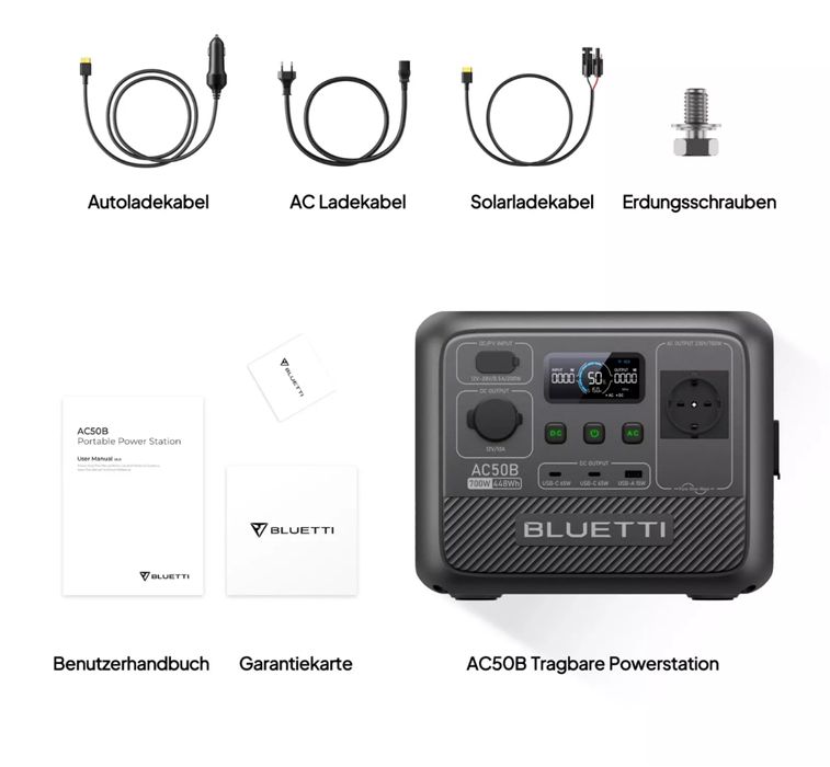 Продам зарядну станцію 700W. 448Wh Bluetti 50B