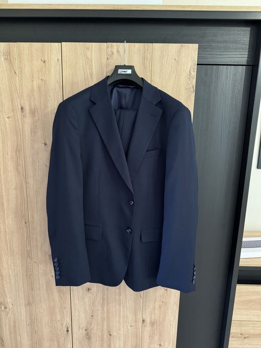 Garnitur granatowy PAWO jak NOWY studniówka wesele ślub komunia