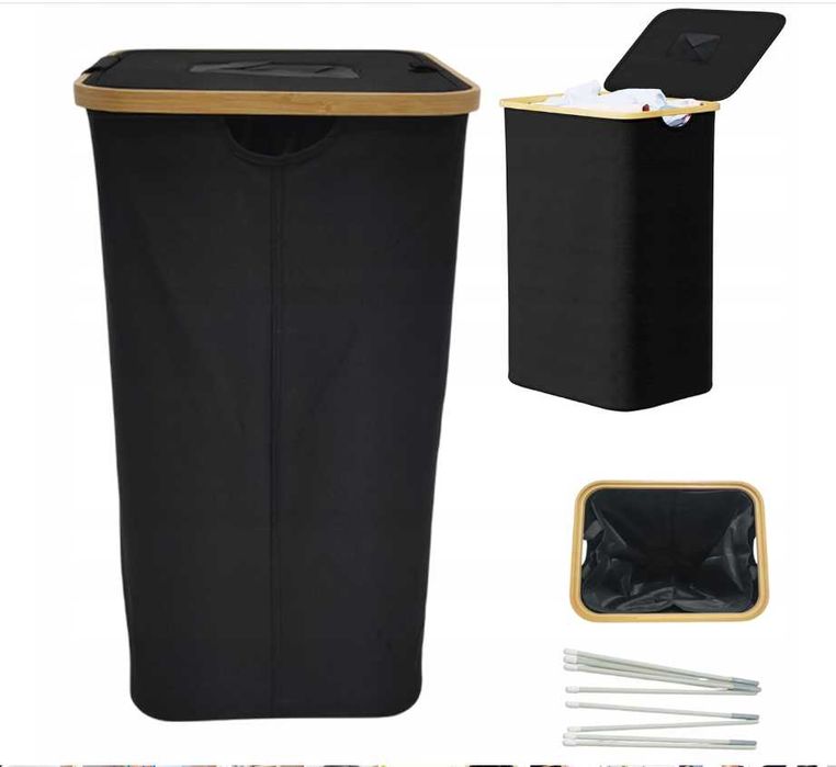 Nowy kosz na pranie / łazienkowy / koszyk / organizer / 100L / N152!