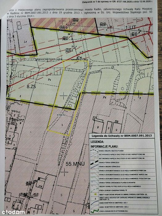 Działka budowlana w Radlinie - zieleń, spokój, bez pośredników - Widok 5