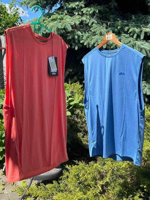 2шт Чоловічі майки для спорту бігу XXL DHB run apparel