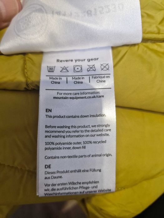 Kurtka puchowa Mountain Equipment Senja