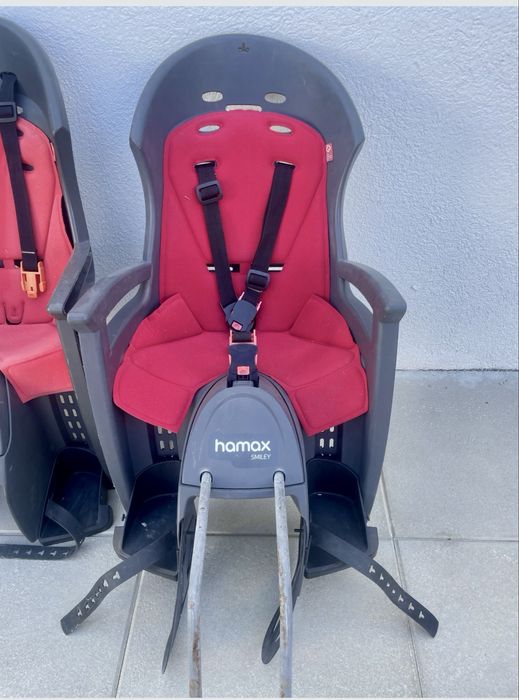 HAMAX Smiley — Cadeirinha de bicicleta traseira para criança