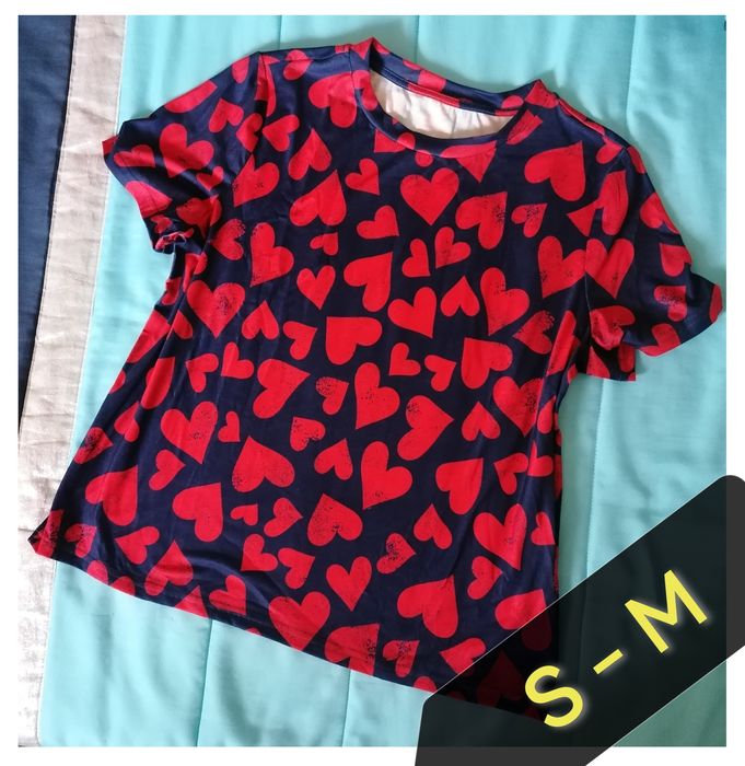 T-shirts "Red Heart" - Tamanhos S e M