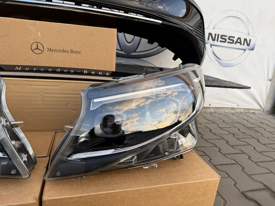 Бампер Vito V-class W447 фара фари мультибім multibiem рестайлинг з 2024 року Віто Веклас Метріс