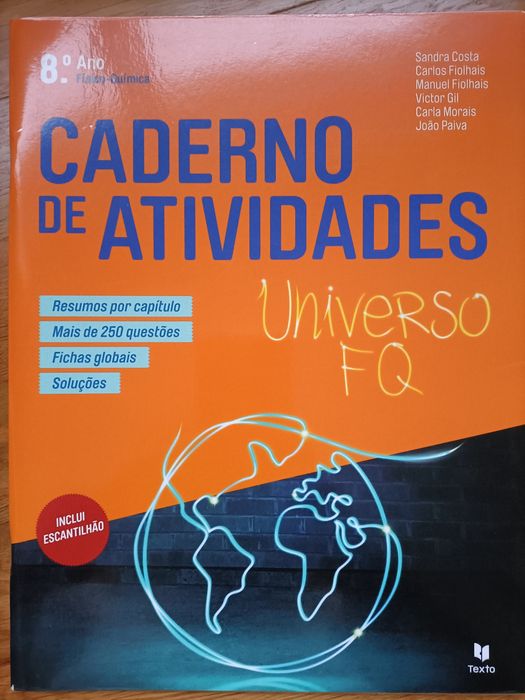 Cadernos de atividades 8. Ano