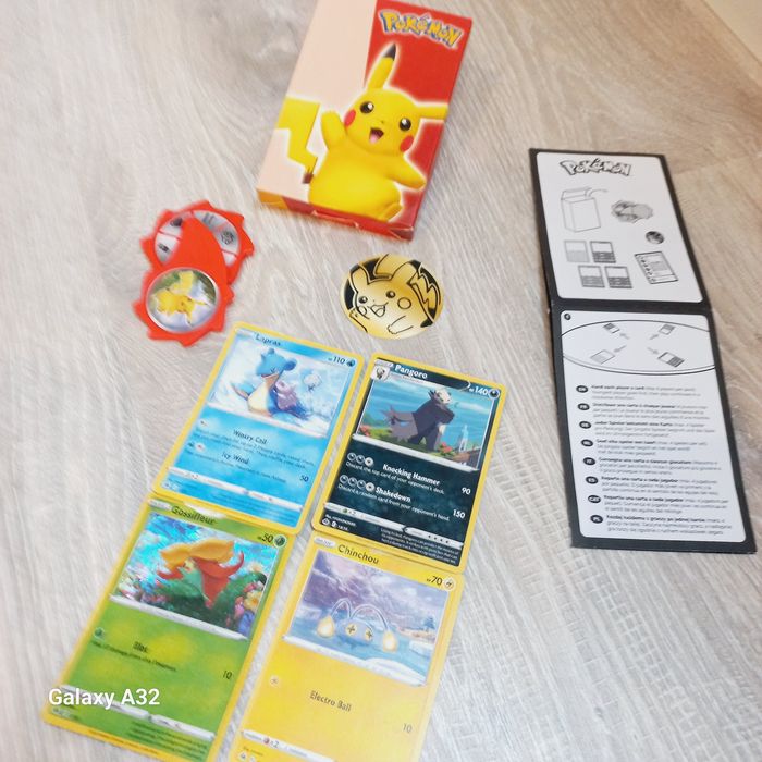 Zestaw pokemon lapras pangoro chinchou gossifleur