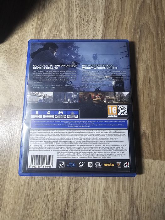 Alan Wake Remastered PlayStation 4 PS4