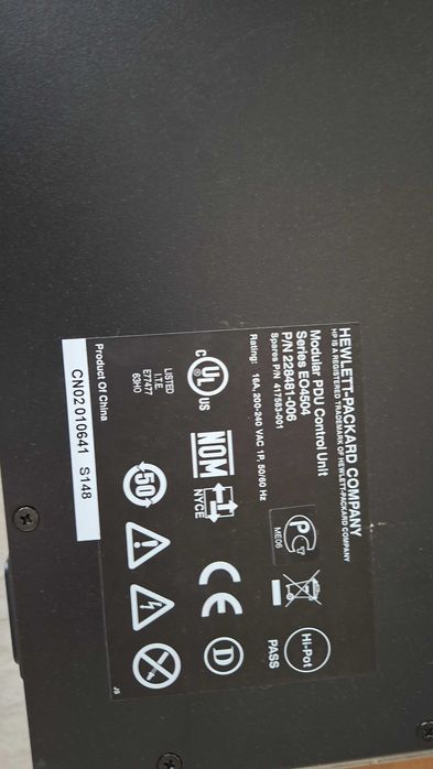 Modułowa listwa zasilająca HP EO4504 Modular PDU Control Unit