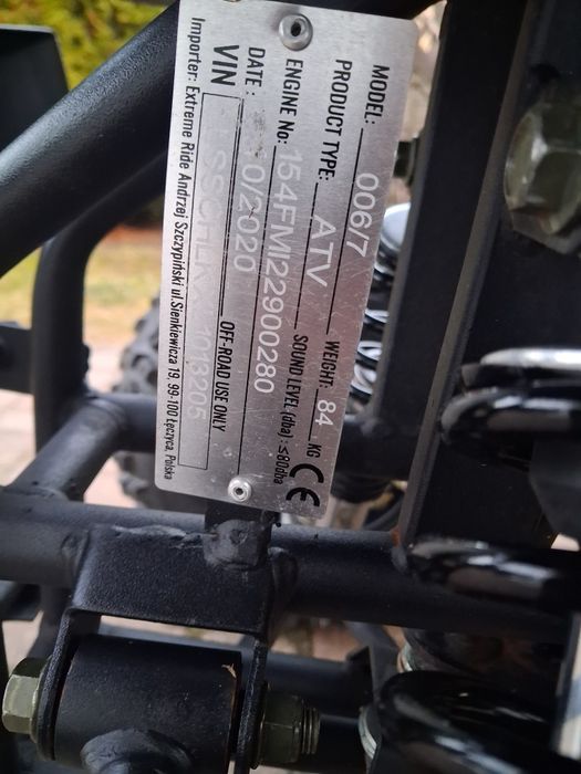 Quad 125  automat-+wsteczny