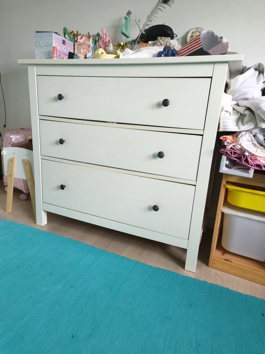 Cómoda c/3 gavetas, velatura branca (IKEA Hemnes)