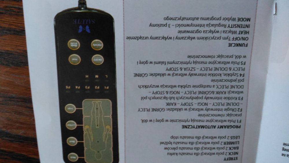 Sprzedam matę / materac masujący WibrasoneXFirmy SALUTE