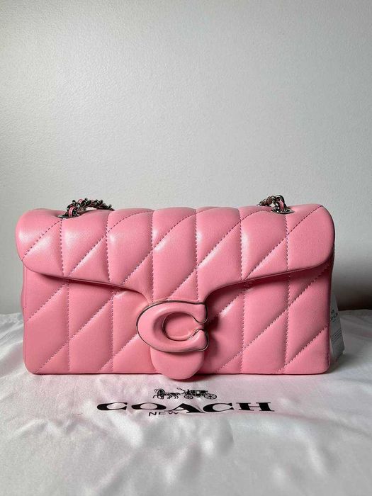 Сумка Coach Tabby Shoulder Bag 26 розовая