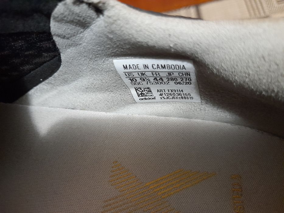 Оригинал Бутсы Adidas X Ghosted .3 Laceless FG, 44/ 28 см