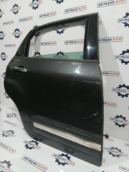 PORTA TRASEIRA DIREITA PRETA FIAT 500L 1.3MJET 2012-2025 ANO: 2014