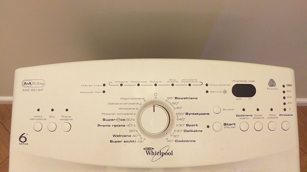 Pralka Whirlpool AWE 6519/P