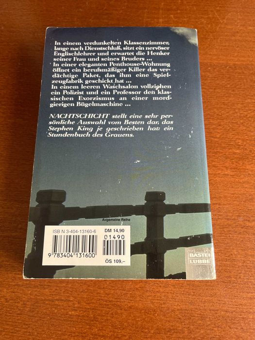 Nacht Schicht - Stephen King - em Alemão