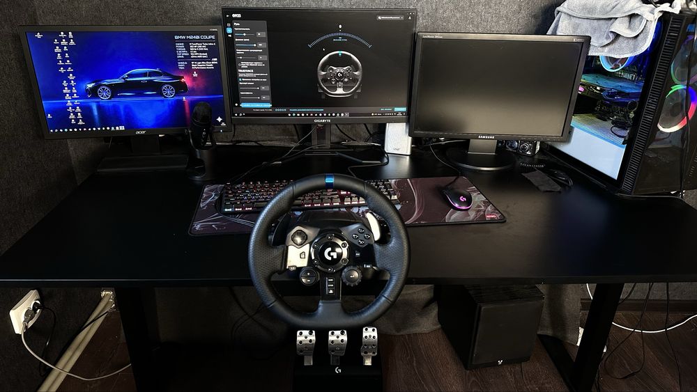 ІДЕАЛЬНИЙ!!! Logitech g923 руль и педали
