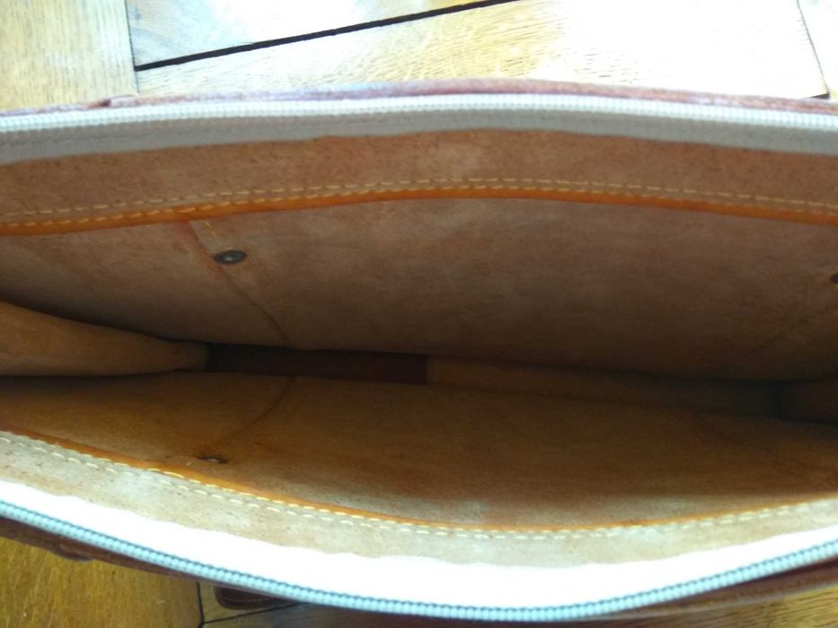 Torba duża , skórzana, A4