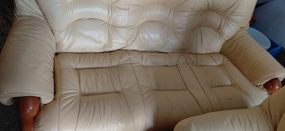 Sofa i fotel  skury