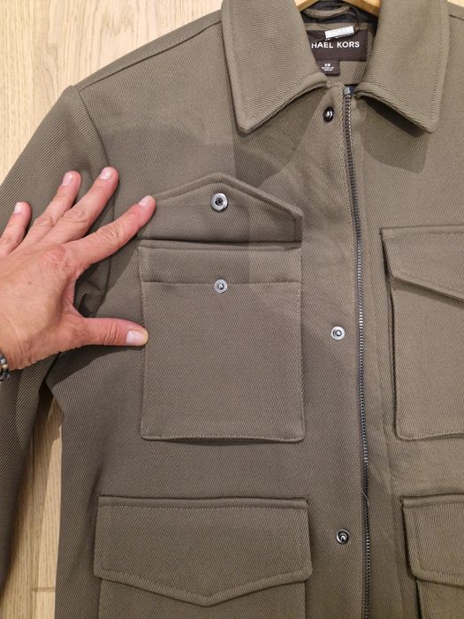 MIchael Kors - 30 % wiskoza Khaki kurta XS -NOWA, org. cena ok. 1500 zł