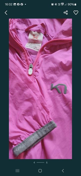 Różowa kurtka sportowa KARI TRAA XS