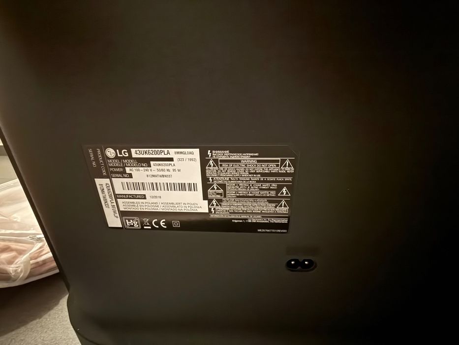 Televisão LG 43 polegadas490453367438059520