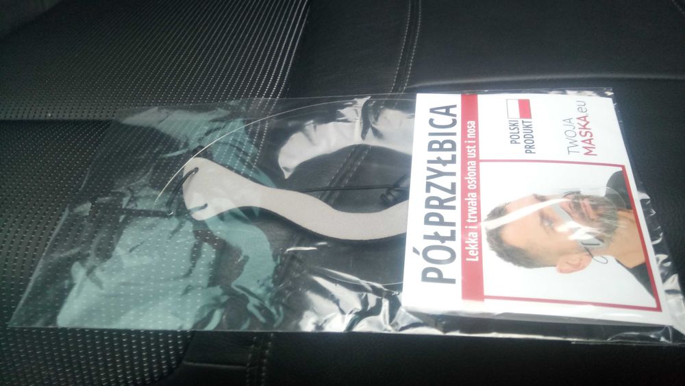 Przyłbica półprzyłbica ochronna