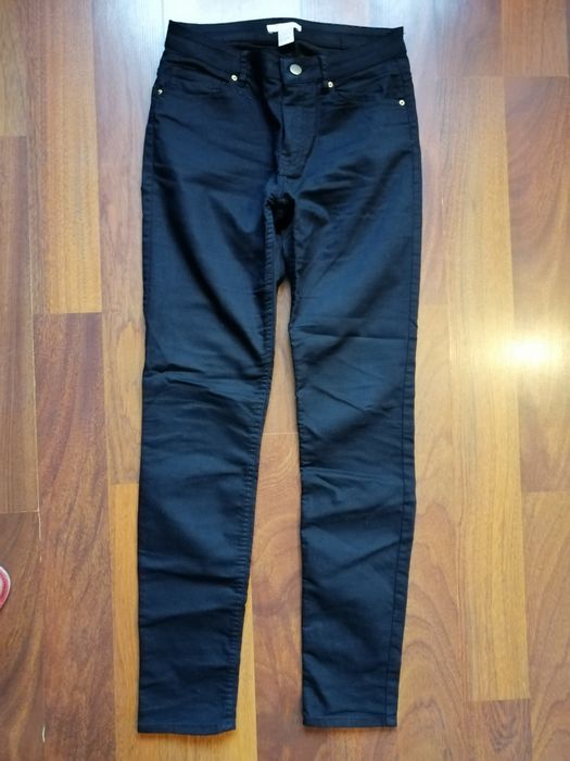 Spodnie Jeans H&M czarne 36 S