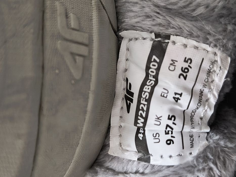 Śniegowce, buty 4f