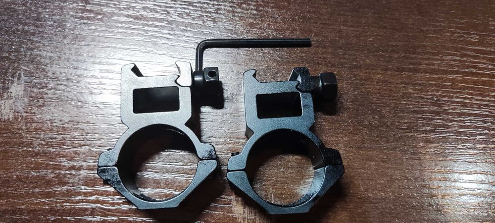 Montaż lunety na szynę 20mm, średnica 30mm, wysokość 20mm