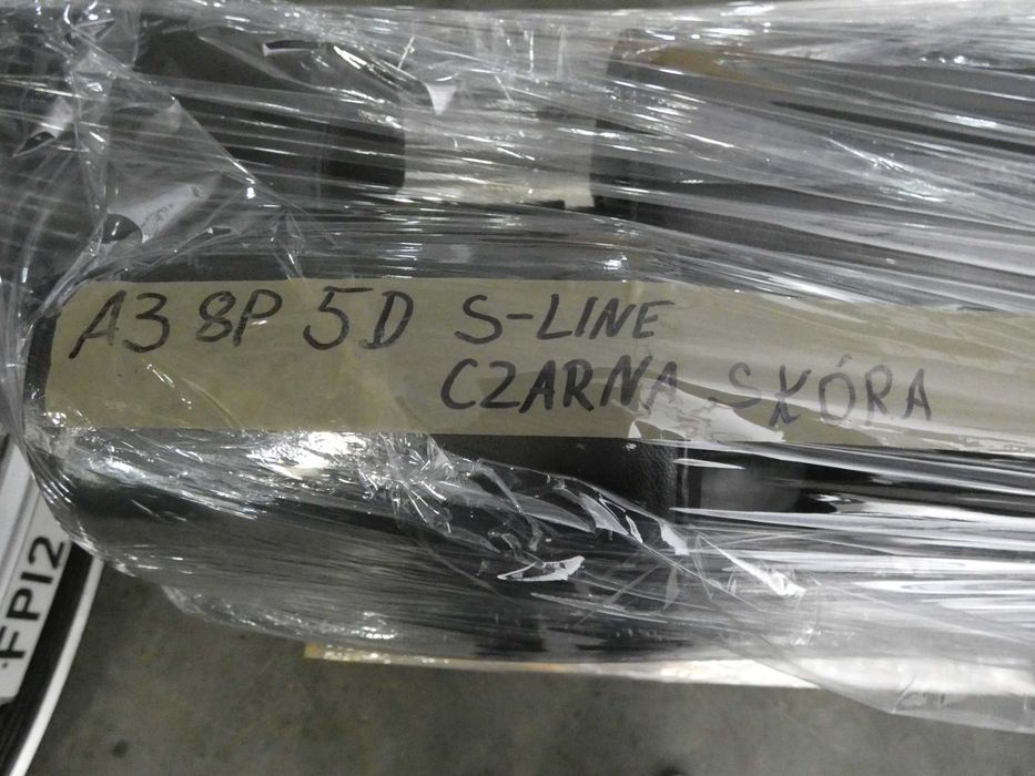 Fotele fotel kanapa Audi A3 8P 5D SKÓRA CZARNA SLINE S-LINE GORLICE