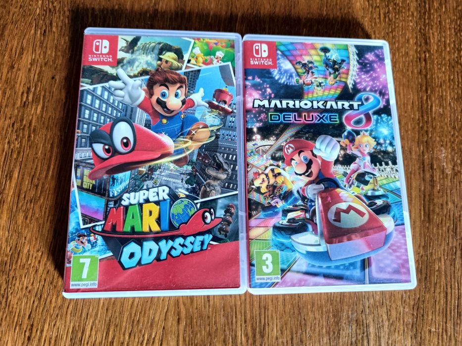 Mario kart i Mario oddyssy.