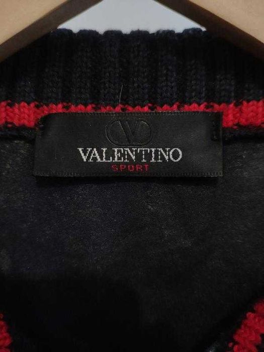 Кофта джемпер valentino sport темно синя