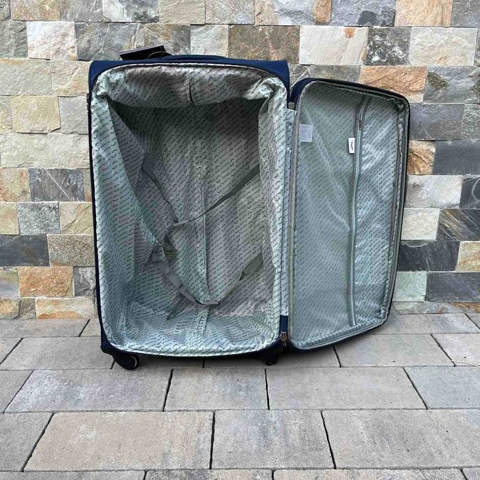 Тканевий чемодан на 4кола + РОЗШИРЕННЯ Дорожная сумка Валіза дорожня