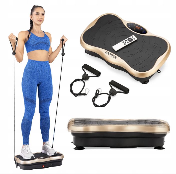 PLATFORMA wibracyjna treningowa masażer z pilotem XP500 GYMTEK