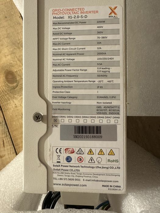 Falownik Solax 2,2KW
